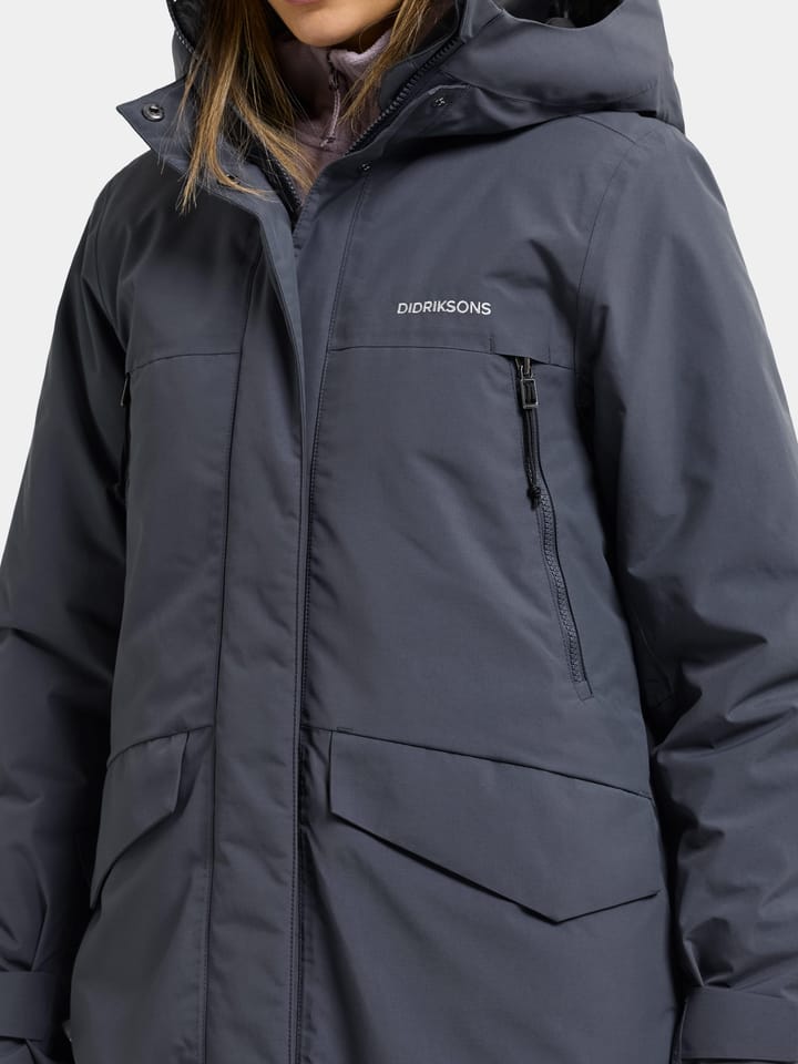 Didriksons Women's Neja Parka Long Sleepy Blue Didriksons