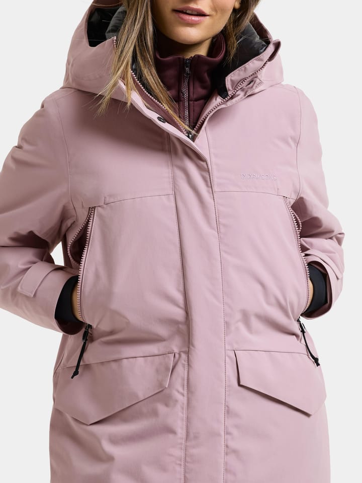 Didriksons Women's Neja Parka Long Lilac Haze Didriksons