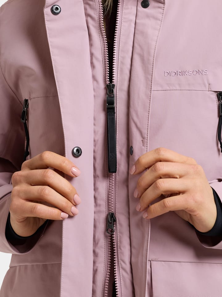 Didriksons Women's Neja Parka Long Lilac Haze Didriksons