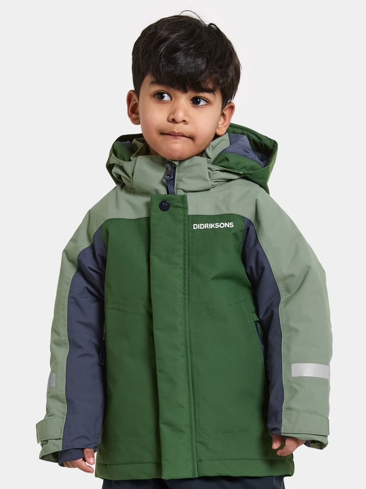 Didriksons Kids' Neptun Jacket 4 Pine Green Didriksons