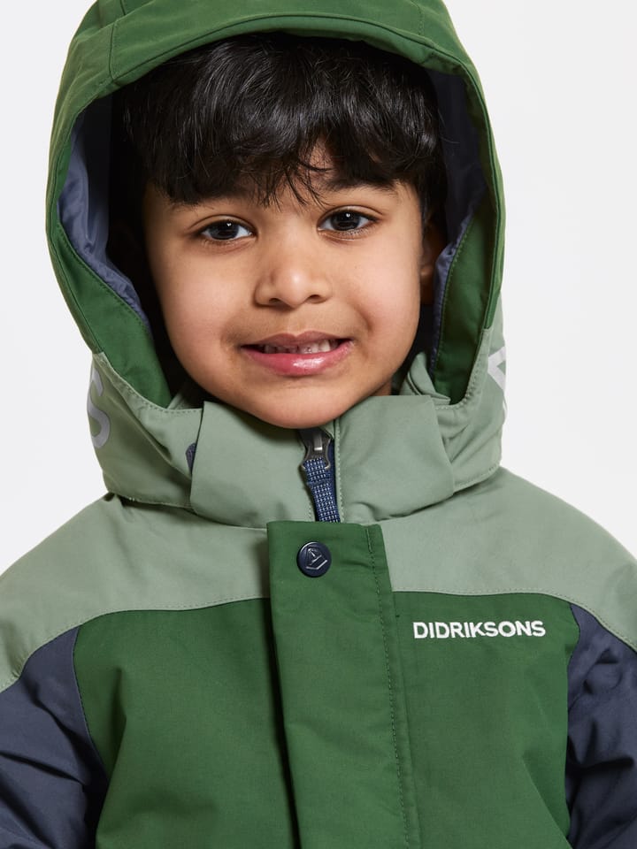 Didriksons Kids' Neptun Jacket 4 Pine Green Didriksons Didriksons Kids' Neptun Jacket 4 Pine Green Didriksons