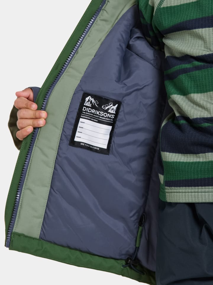 Didriksons Kids' Neptun Jacket 4 Pine Green Didriksons
