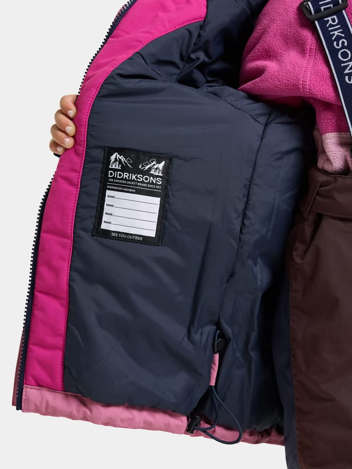 Didriksons Kids' Neptun Jacket Heather Pink Didriksons