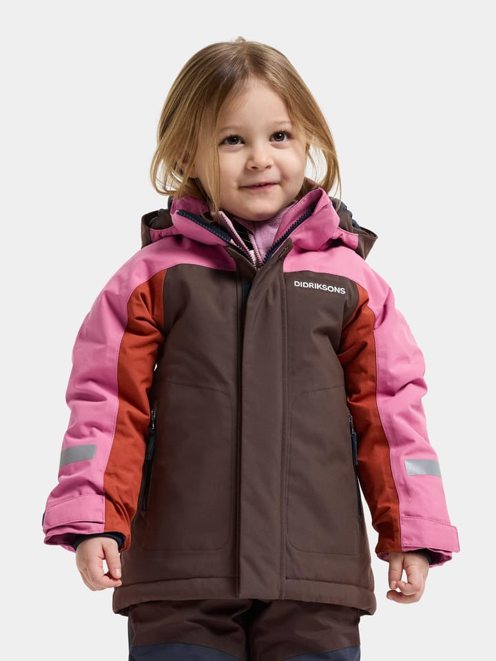Didriksons Kids' Neptun Jacket Shadow Brown Didriksons