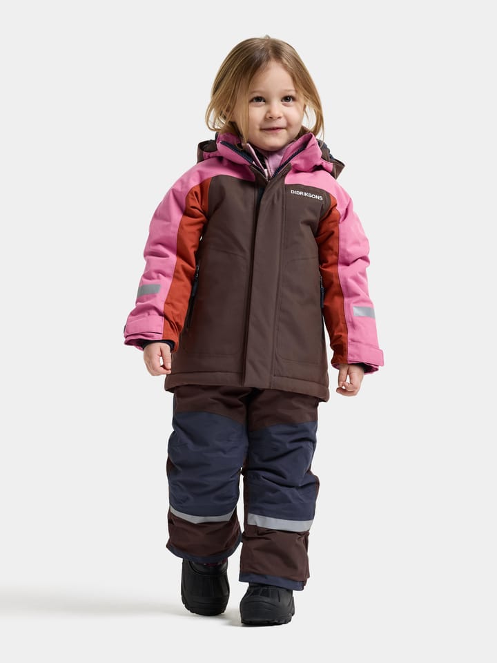 Didriksons Kids' Neptun Jacket Shadow Brown Didriksons