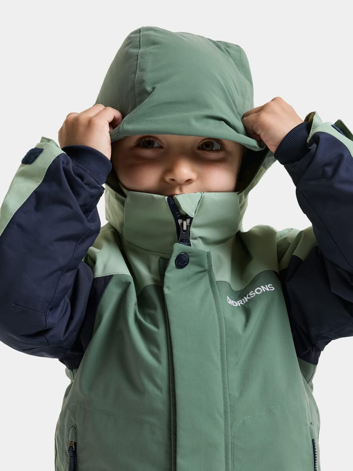 Didriksons Kids' Neptun Jacket Dark Moss Didriksons