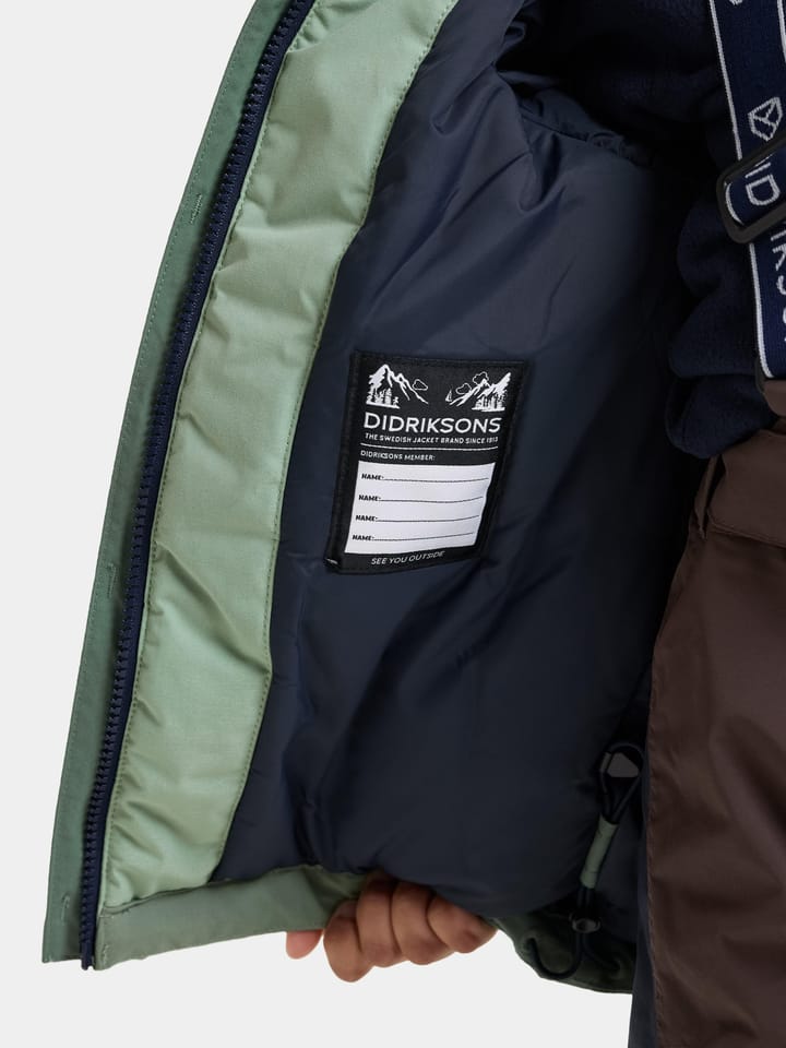 Didriksons Kids' Neptun Jacket Dark Moss Didriksons