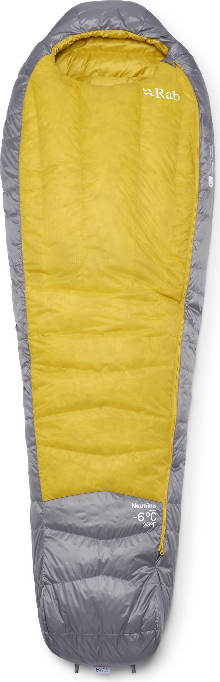 Rab Women's Neutrino Down Sleeping Bag -6°C Zinc/Dark Pollen Rab