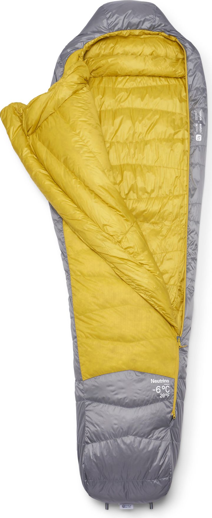 Rab Women's Neutrino Down Sleeping Bag -6°C Zinc/Dark Pollen Rab