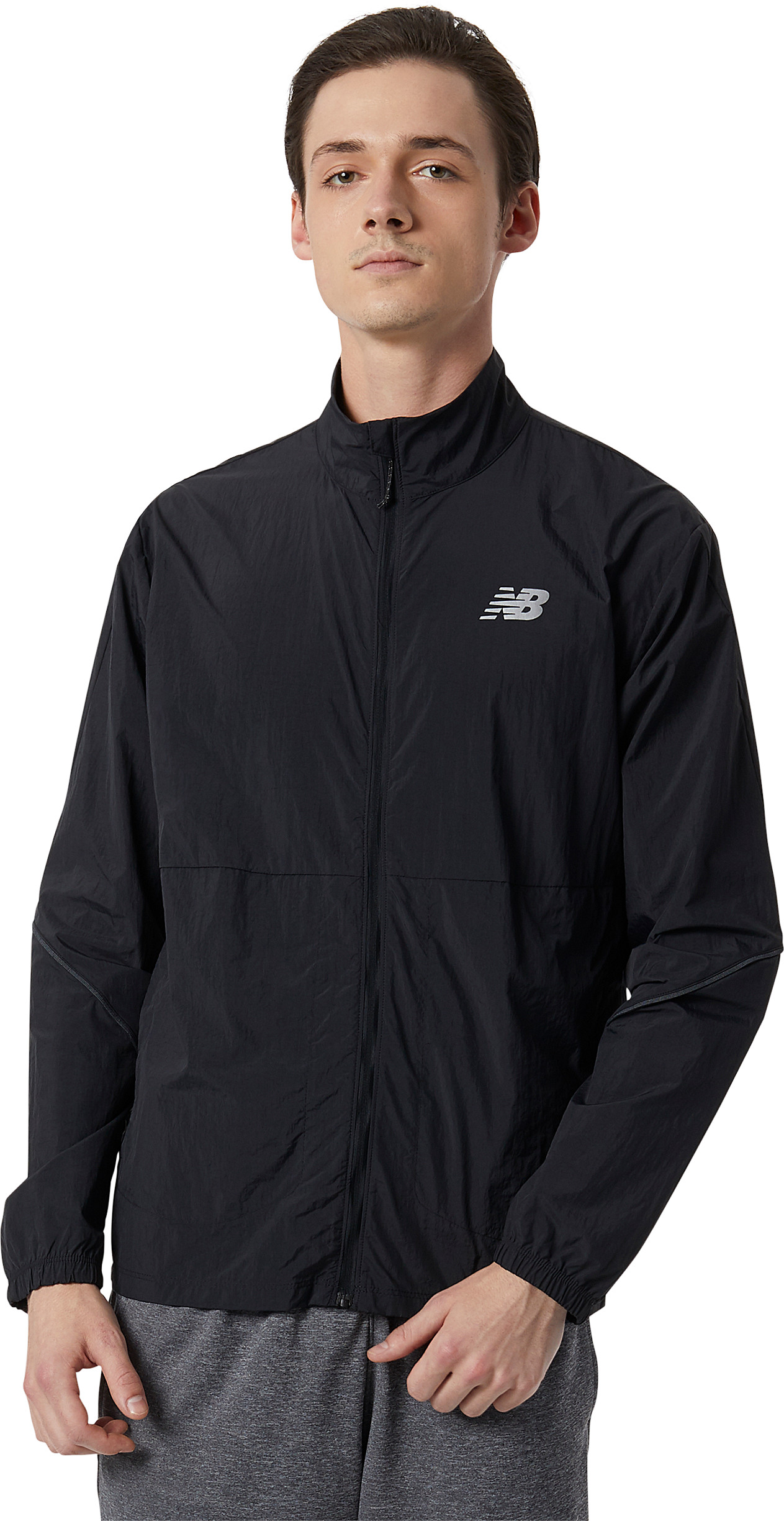 Men's Impact Run Packable Jacket Black