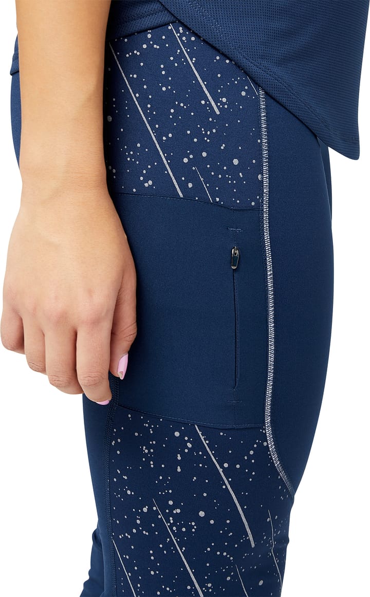 New Balance Women's Reflective Impact Run Heat Tight Natural Indigo New Balance