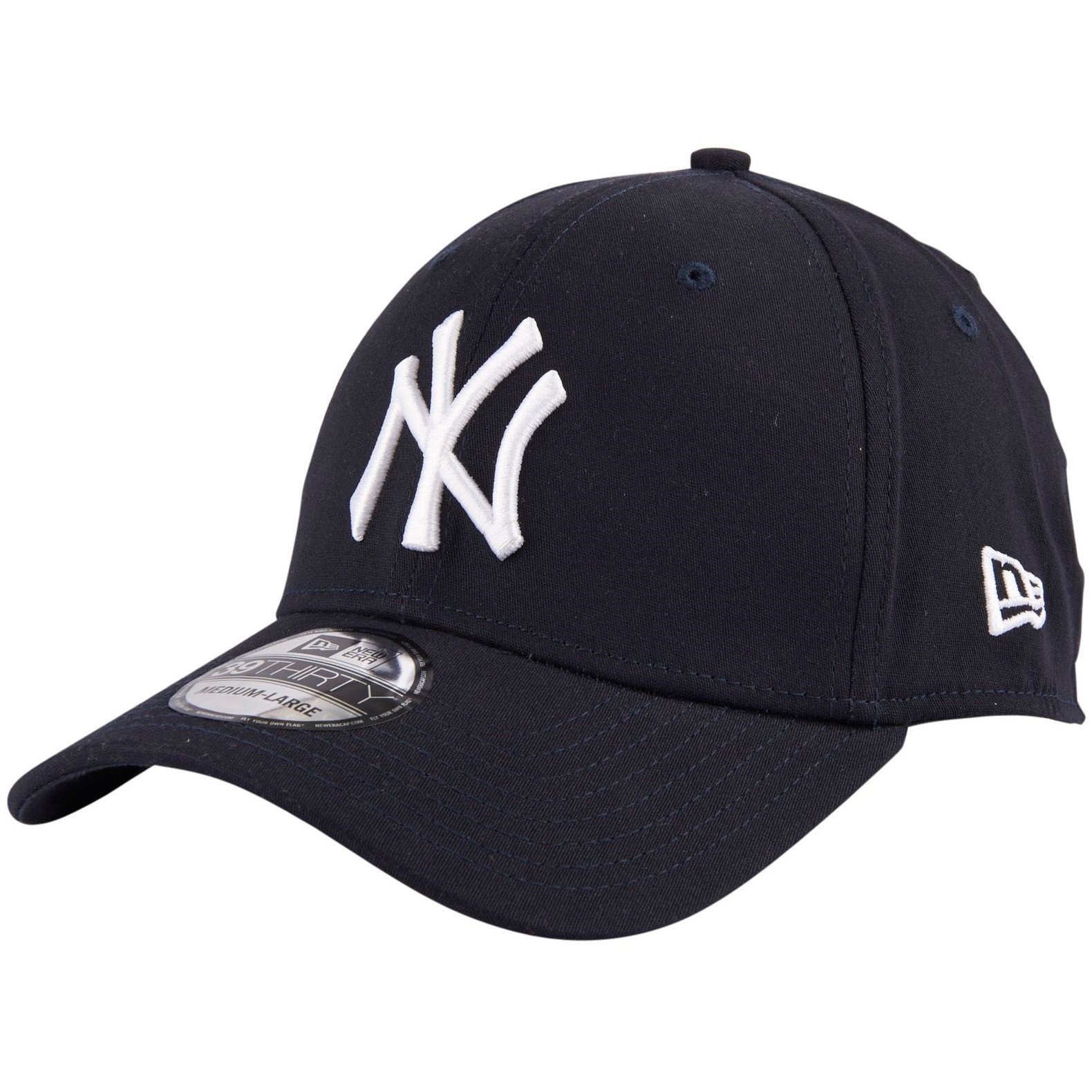 NEW ERA MLB Svart flexfit Keps New York Yankees 39THIRTY League Basic Black/Black Stretch-Fit herr – bild 3