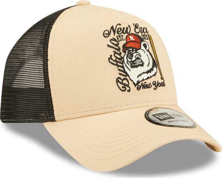 New Era Ne Heritage Trucker Newera Beige New Era