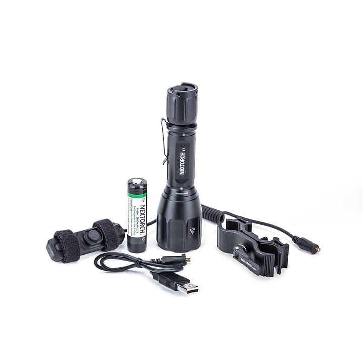 T7 Long-range Hunting Flashlight Black NexTorch