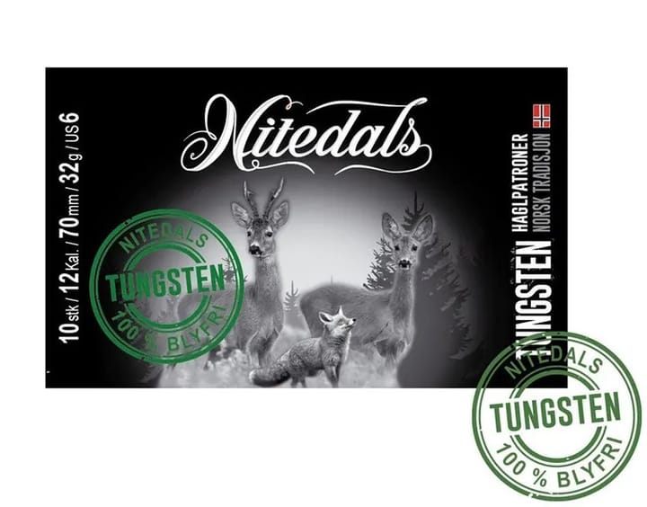 Nitedals Nitedals Tungsten 12/70 Us6 32g Tungsten Er Alternativ Til Bly I Ammo Nitedals