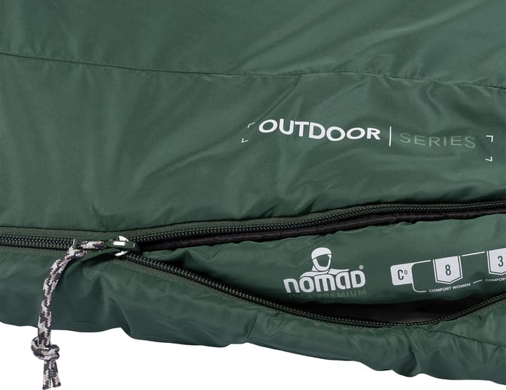 Nomad Inca Premium 1000 Sleeping Bag Trekking Green Nomad