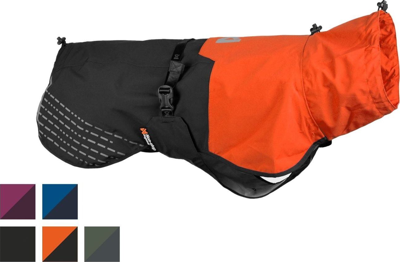 Non-stop Dogwear Fjord Raincoat - Small Sizes Orange/Black