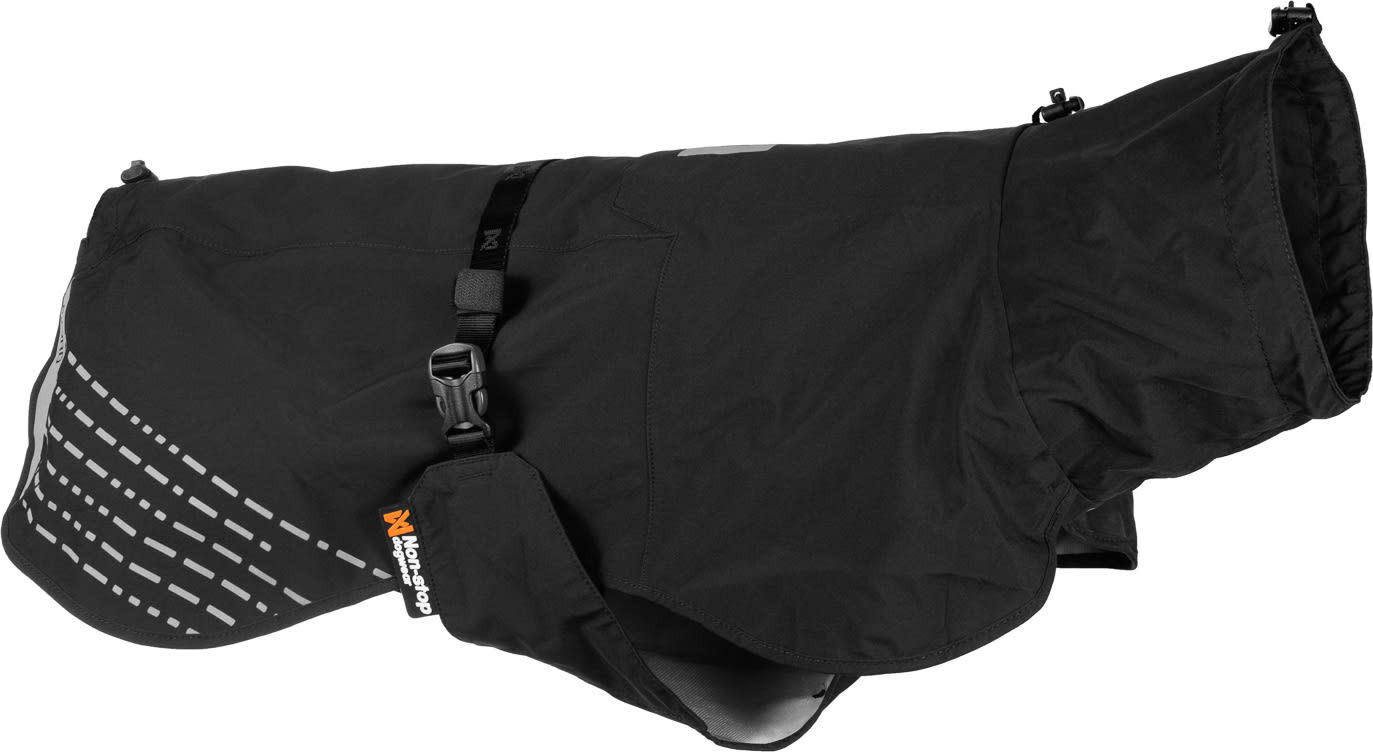 Non-stop Dogwear Fjord Raincoat – Small Sizes black
