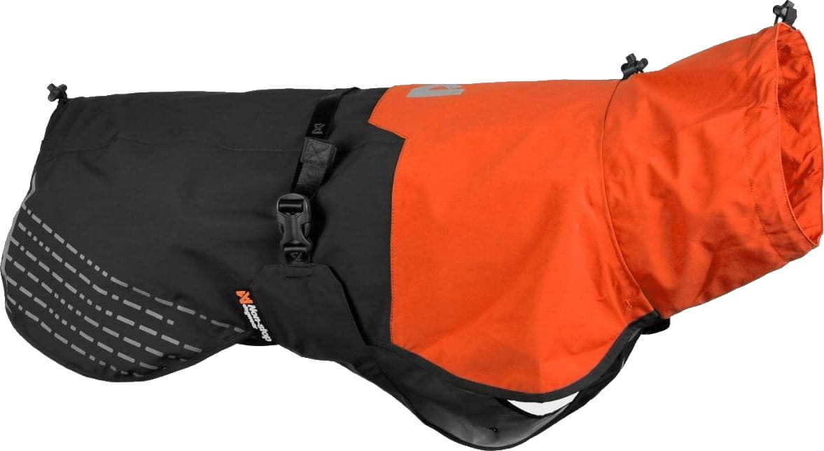 Non-stop Dogwear Fjord Raincoat - Small Sizes Orange/Black