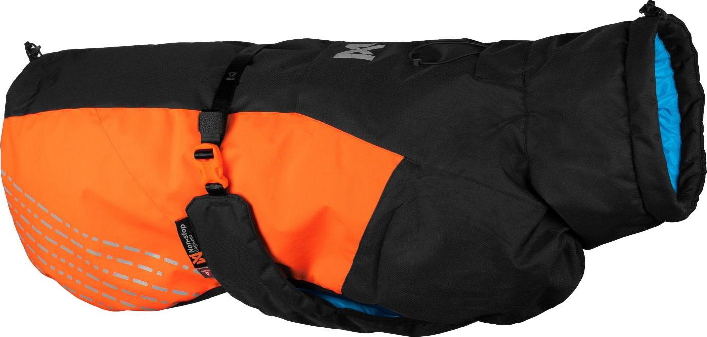 Non-stop Dogwear Non-stop Dogwear Glacier Dog Jacket 2.0 - Small Sizes Black/Orange 27, black/orange