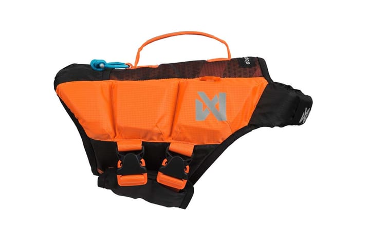 Non-stop Dogwear Protector Life Jacket Size 2-4 Black/Orange Non-stop Dogwear