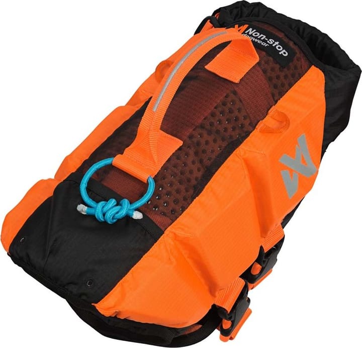 Non-stop Dogwear Protector Life Jacket Size 5-7 Black/Orange Non-stop Dogwear