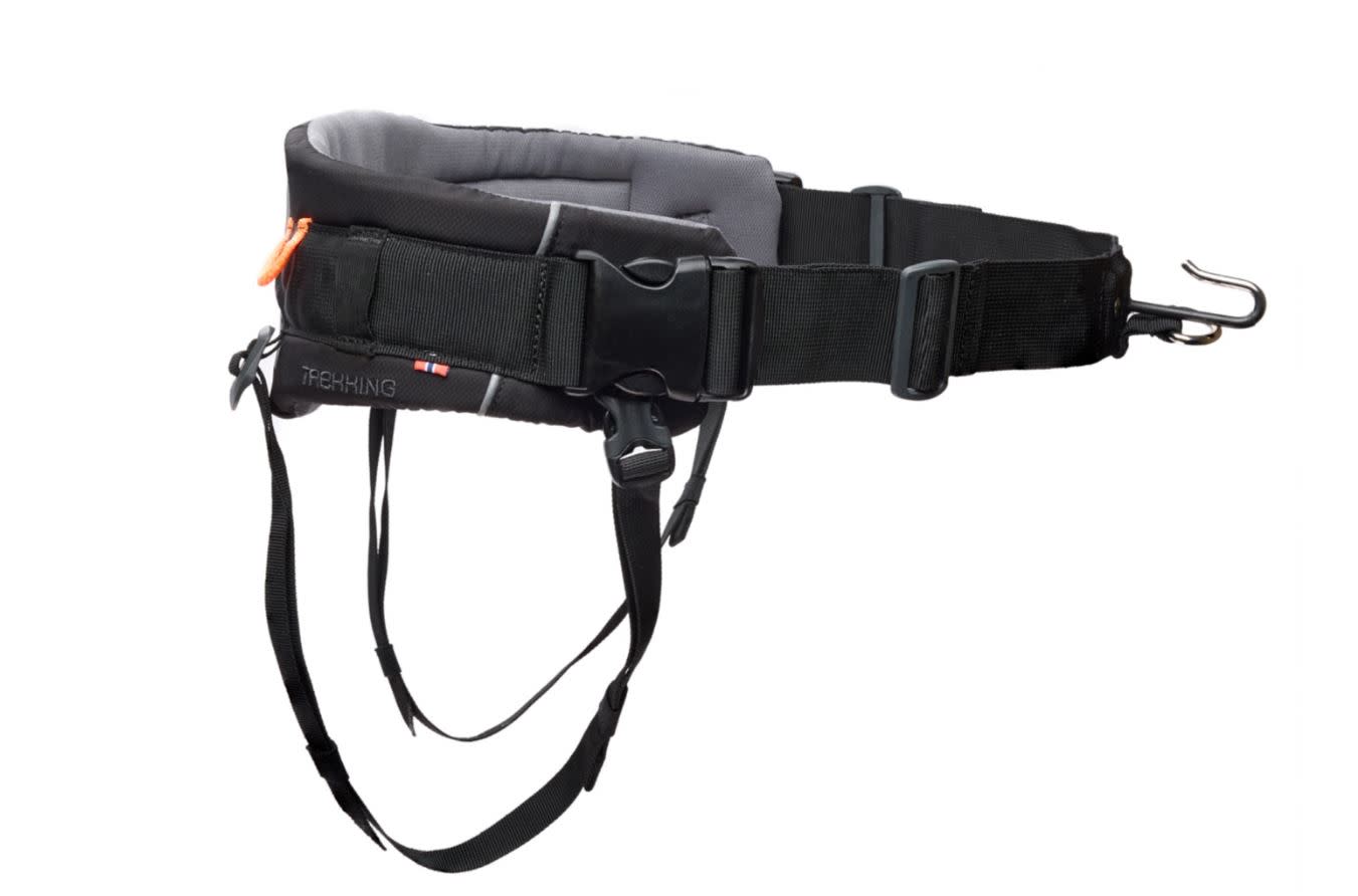 Non-stop Dogwear Trekking Belt 2.0 Size S Black/Grey Hundebånd & sporliner S