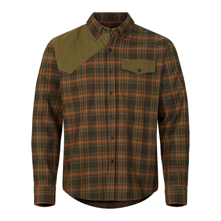 Johannishus LS Flannel Shirt Men Raven Nordic Hawk