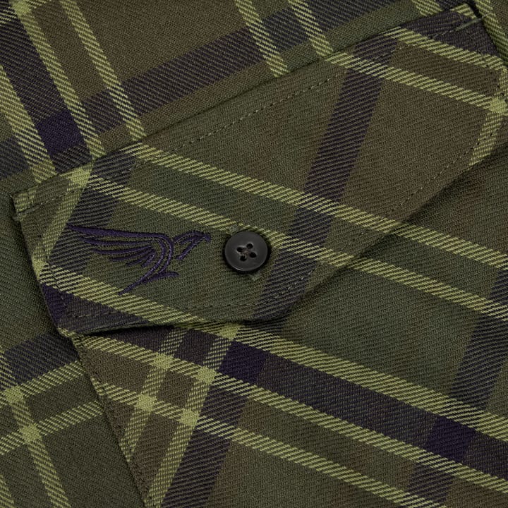 Nordic Hawk Vartorp LS Flannel Shirt Men Deep Depths Nordic Hawk