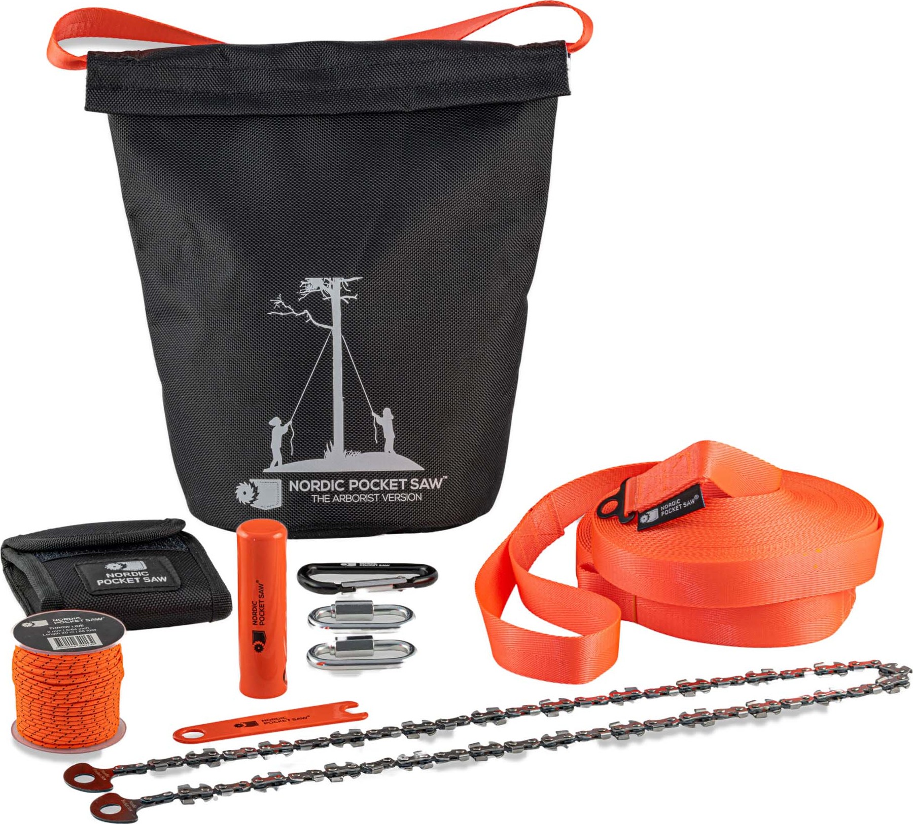 Nordic Pocket Saw Arborist 2 Orange/Black Redskap OneSize