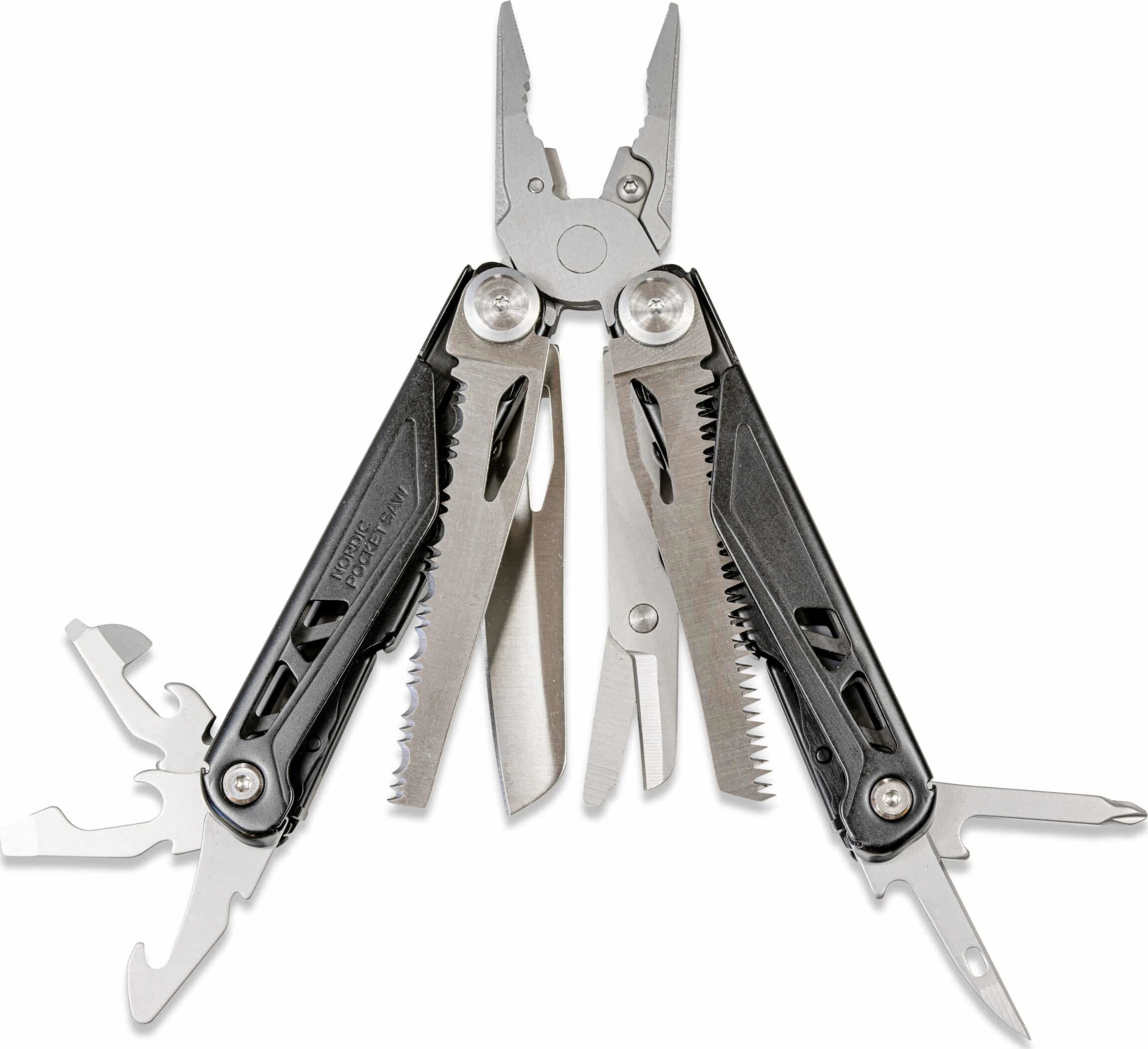 Nordic Pocket Saw Multitool 13 Black  OneSize