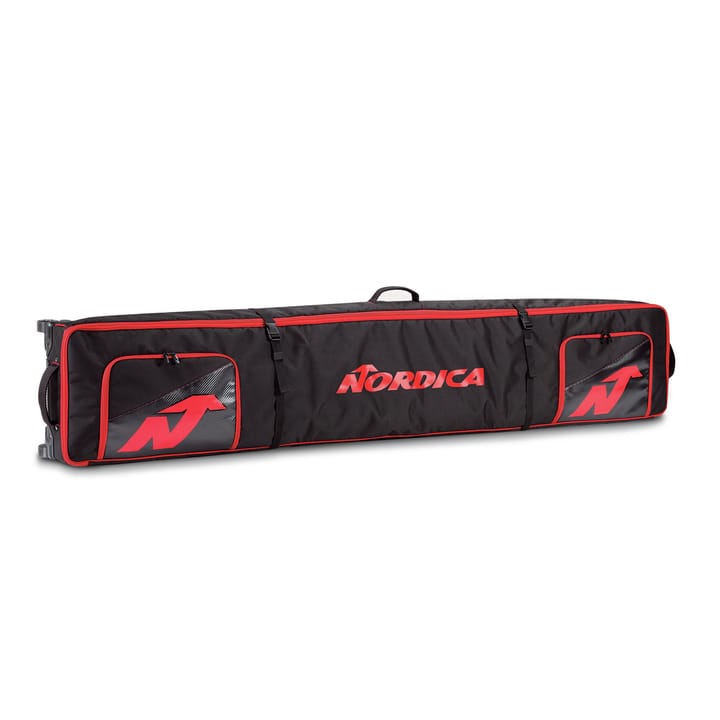 Double Roller Ski Bag Black/Red Nordica