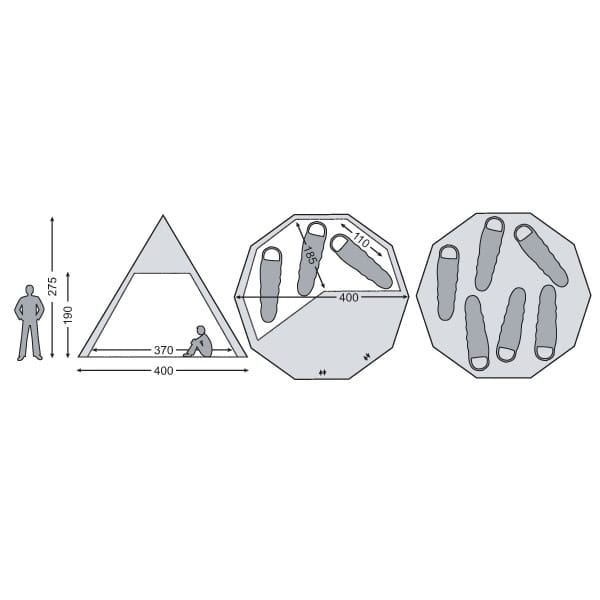 Nordisk Alfheim 12.6 Tent Natural Nordisk