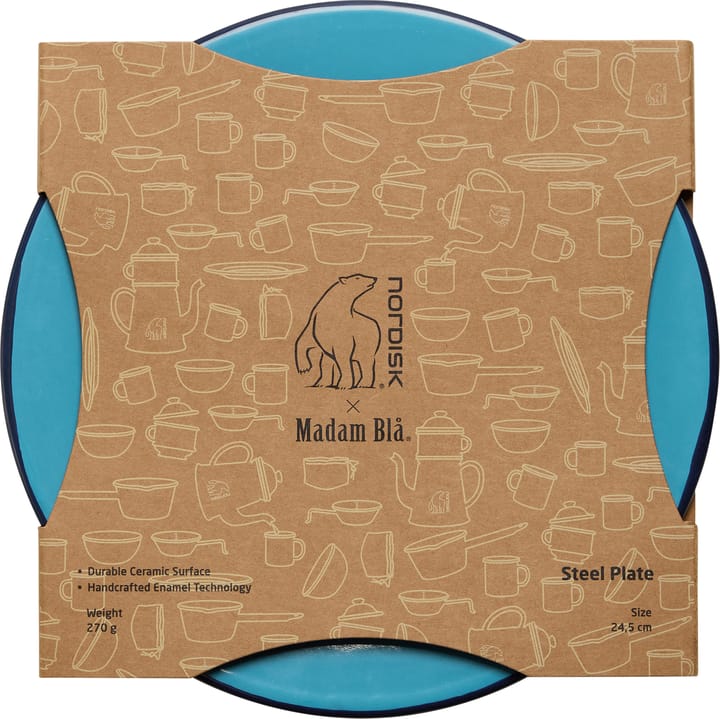 Nordisk Madam Blå Plate Sky Blue Nordisk