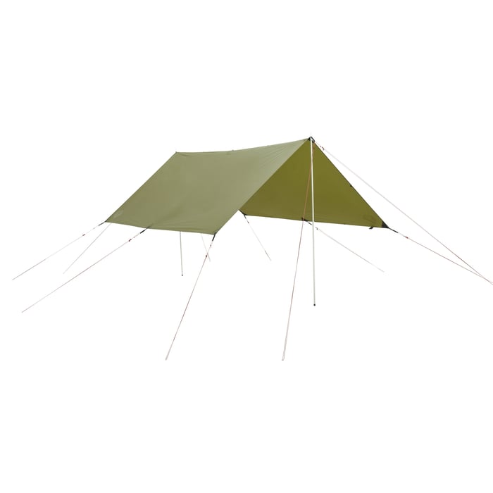 Nordisk Voss 9 PU tarp i polyester, mörkoliv