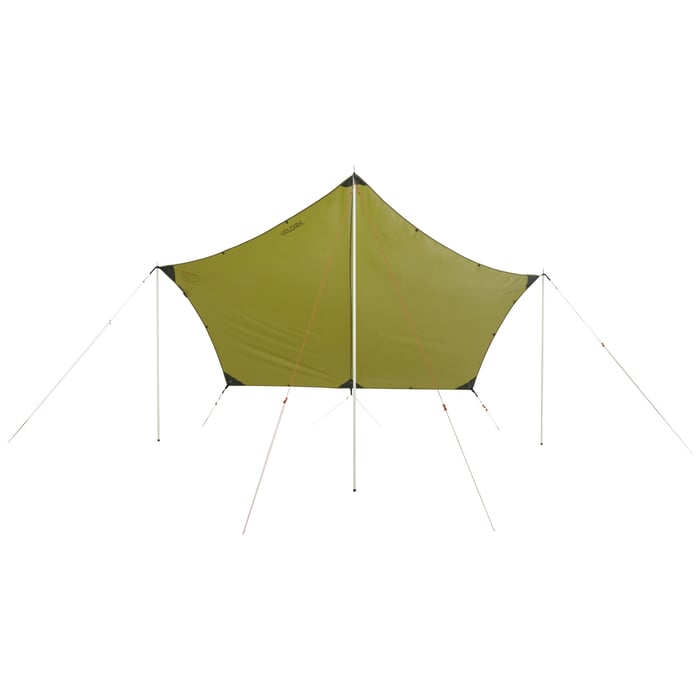 Nordisk Voss Diamond PU tarp med diamantform, mörkoliv