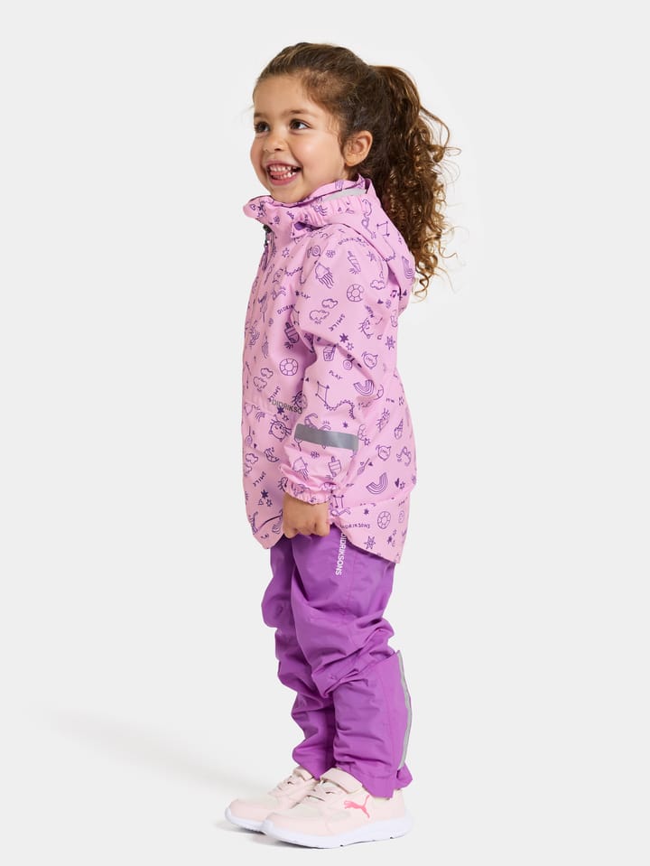 Didriksons Kids' Norma Printed Jacket 3 Doodle Orchid Pink Didriksons