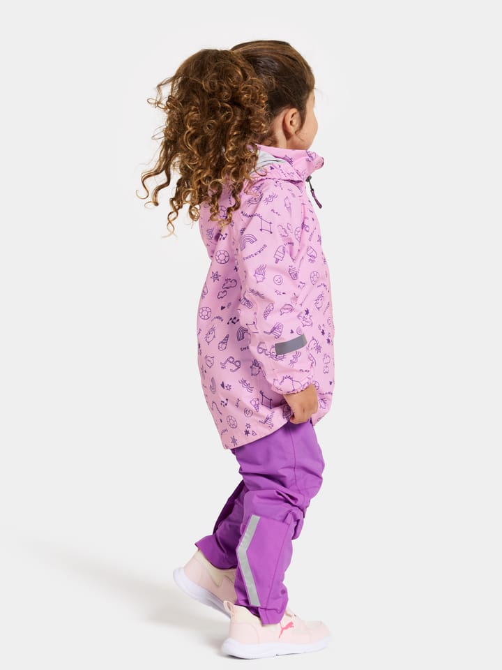Didriksons Kids' Norma Printed Jacket 3 Doodle Orchid Pink Didriksons