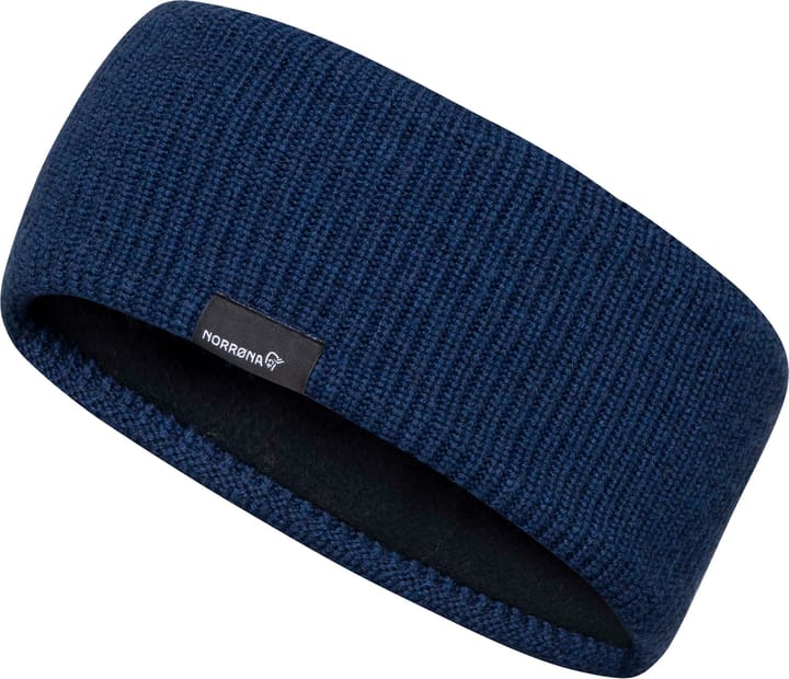 Norrøna /29 Heavy Merinoull Headband Indigo Night Melange Norrøna