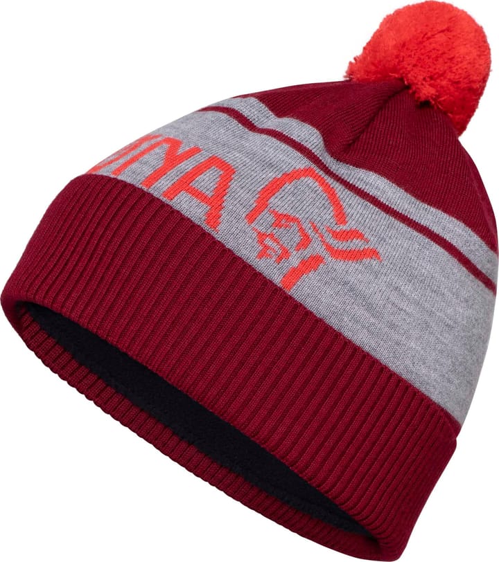 Norrøna /29 Heavy Merinoull Logo Beanie Rhubarb Melange Norrøna