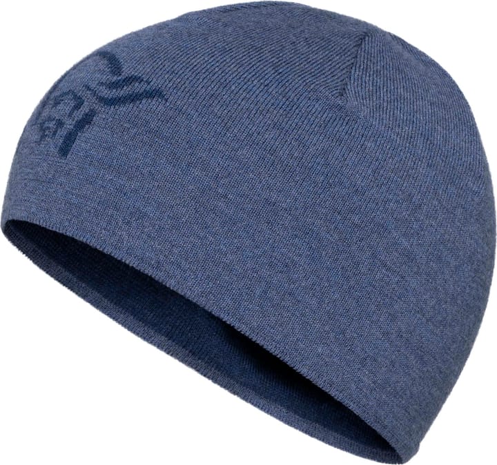 Norrøna Unisex /29 Light Merinoull Logo Beanie Vintage Indigo Melange Norrøna