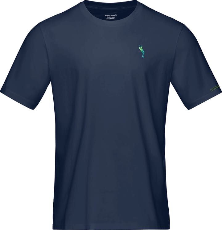 Norrøna Men's /29 Cotton Activity Embroidery T-Shirt Indigo Night Norrøna