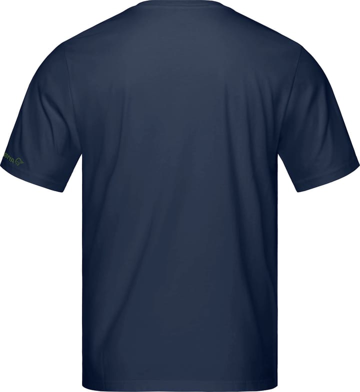 Norrøna Men's /29 Cotton Activity Embroidery T-Shirt Indigo Night Norrøna