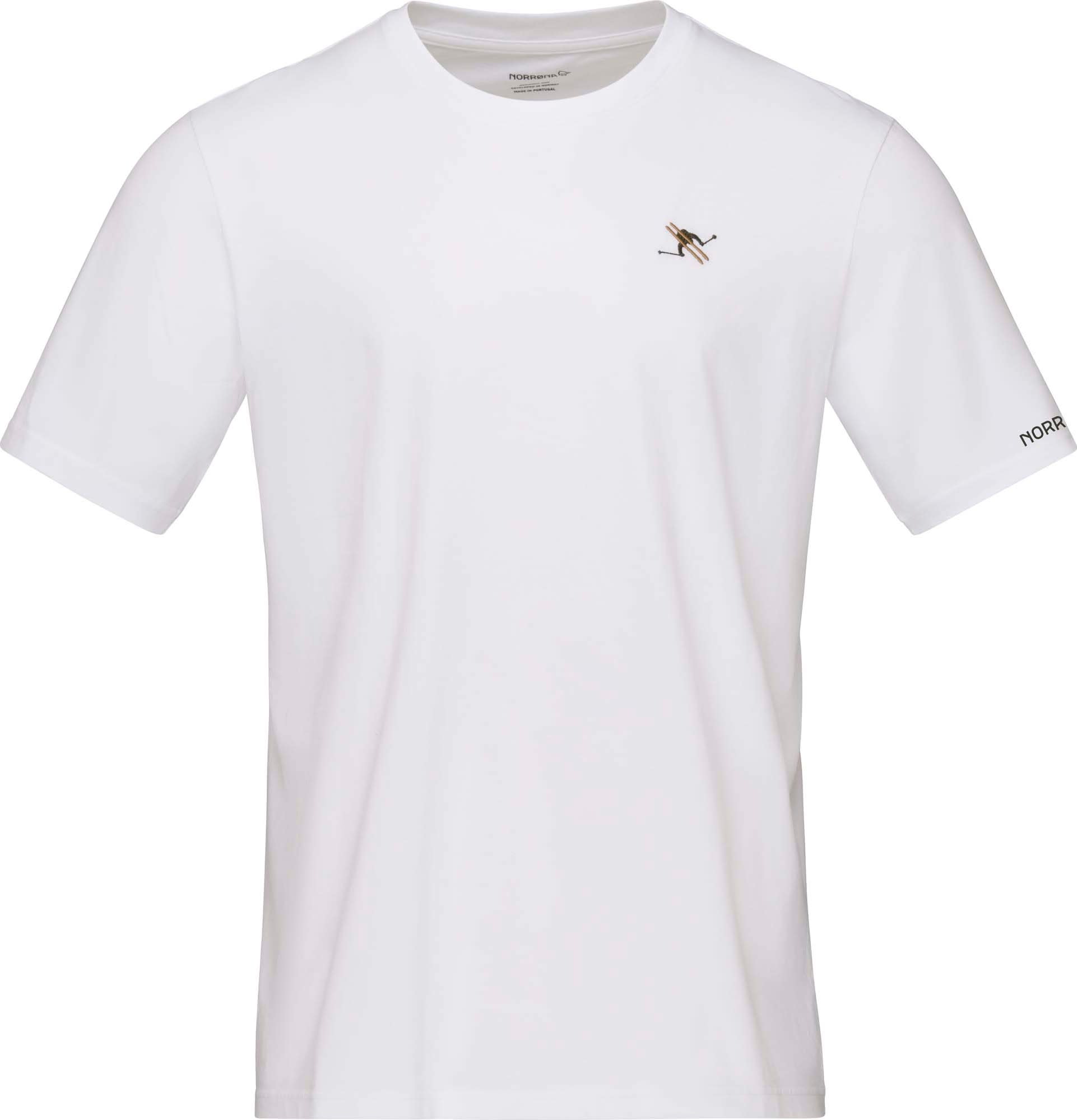 Men’s /29 Cotton Activity Embroidery T-Shirt Pure White