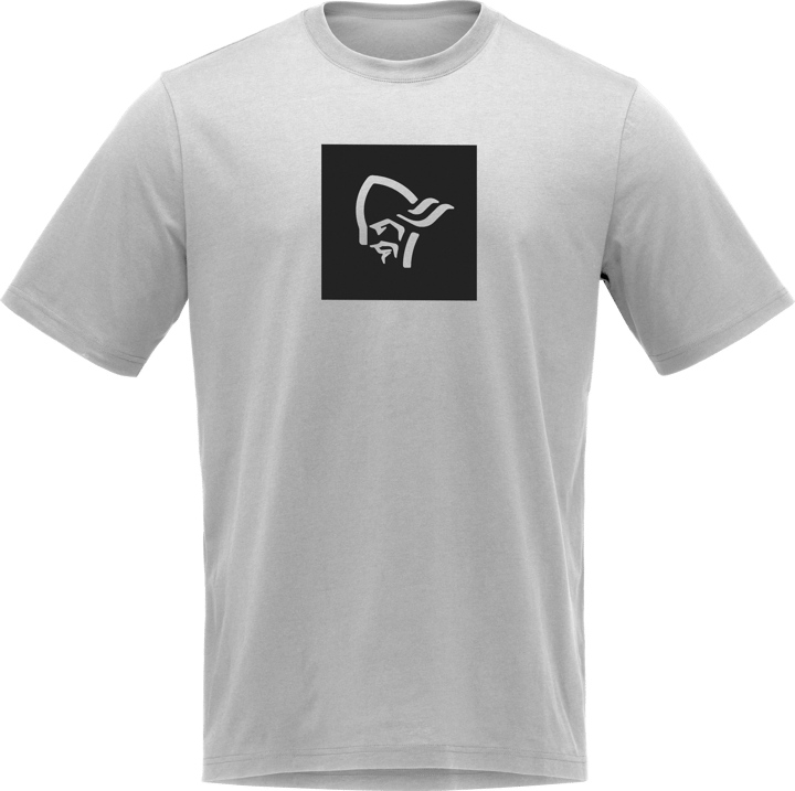 Norrøna Men's /29 Cotton Square Viking T-Shirt Drizzle Melange Norrøna