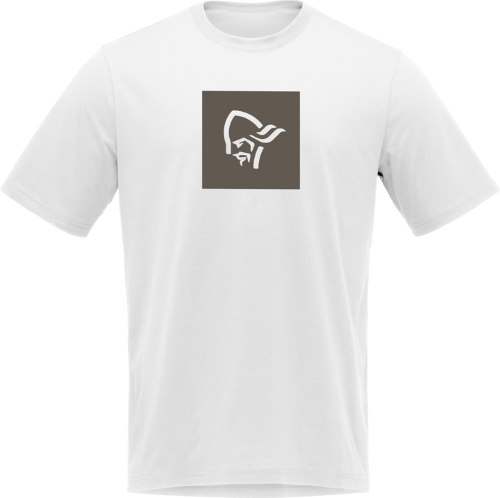 Men's /29 Cotton Square Viking T-Shirt Pure White Norrøna
