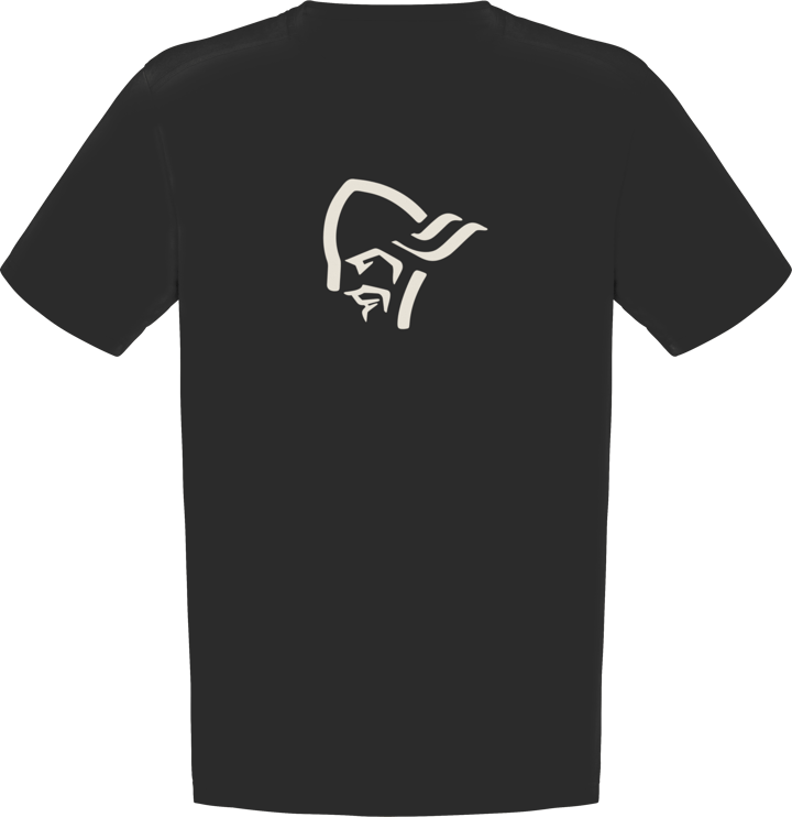 Norrøna Men's /29 Cotton Viking T-shirt Caviar/Snowdrop Norrøna