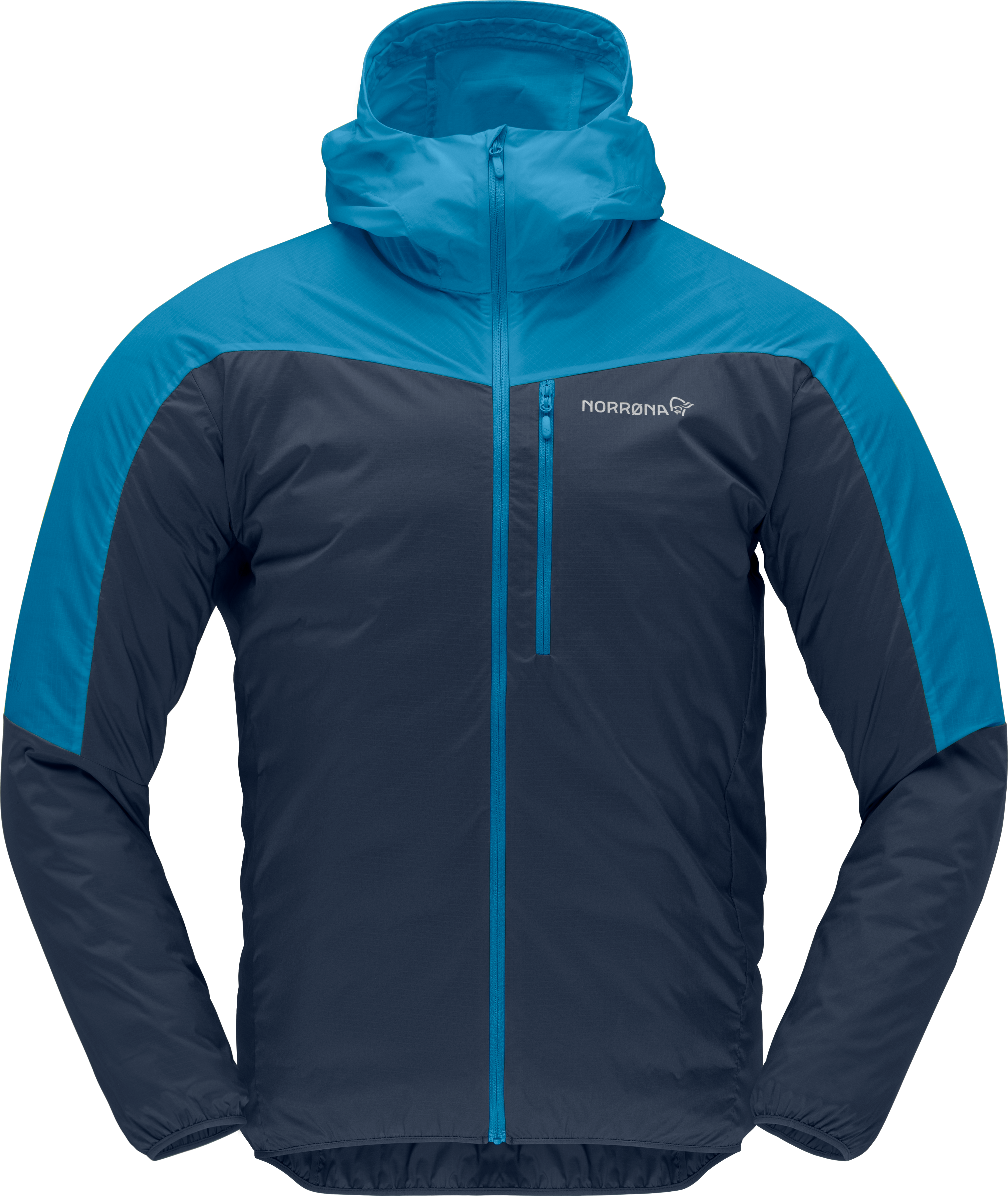 Norrøna Men’s Falketind Aero60 Hood Hawaiian surf/Indigo Night