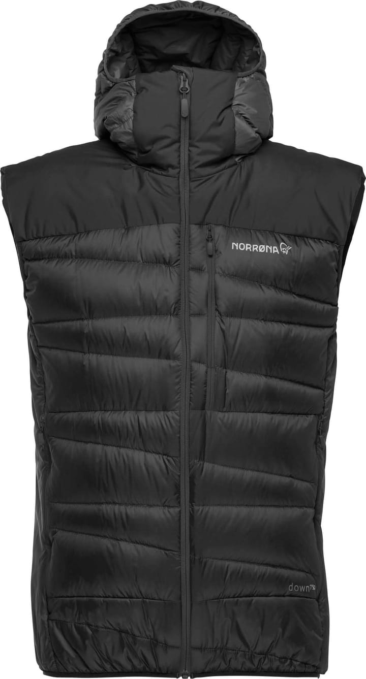 Men's Falketind Down750 Vest Caviar Norrøna