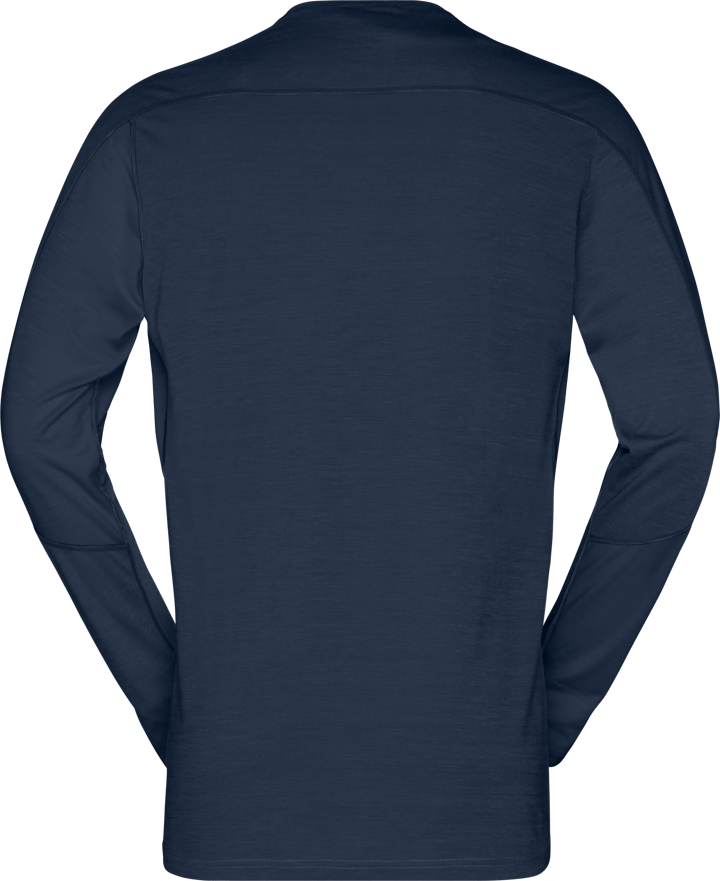 Men's Falketind Equaliser Merino Round Neck Indigo Night Norrøna